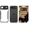 Tactical „Quantum Stealth“ dėklas, skirtas „Apple iPhone 17 Air“, skaidrus juodas