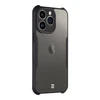 Dėklas Tactical Quantum Stealth dangtelis, skirtas Apple iPhone 13 Pro skaidrus/juodas