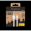 Tactical Stitch Thread Cable USB-A/Lightning 0.3m Baltas (Damaged Package) (Pažeista pakuotė)