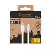 „Tactical Stitch Thread“ laidas USB-A/USB-C 2m baltos spalvos