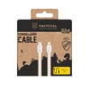 „Tactical Stitch Thread“ laidas USB-C/Lightning 1m baltos spalvos