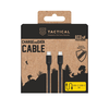 Tactical Stitch Thread kabelis USB-C/USB-C 1m juodos spalvos