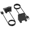Tactical USB Table Charging and Data Cable for Garmin Fenix 5 6 7, Approach S60, Vivoactive 3