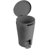 Tatay Bathroom pedal bucket 5L Diabolo pilkas