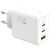 TB Įkroviklis jungiama į tinklą 2x USB C + USB A Power Delivery balta, GaN 65W