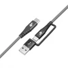 USB kabelis TB USB-A + USB-C - USB-C 1,2 m juodas (AKTBXKUCTOA120B)