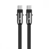 TB 2in1 USB C laidas, raištelis, 1,2 m, juodas