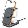 TECH-PROTECT A53 3IN1 MAGNETIC MAGSAFE WIRELESS CHARGER 25W QI2.2 DARK Pilkas