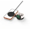 Tech-Protect A55 2IN1 MAGNETINIS MagSafe BELAIDIS ĮKROVIKLIS 25W QI2.2 Juodas