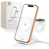 Tech-Protect A56 3IN1 MAGNETINIS MagSafe BELAIDIS ĮKROVIKLIS 25W QI2.2 Baltas