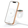 Tech-Protect A56 3IN1 MAGNETINIS MagSafe BELAIDIS ĮKROVIKLIS 25W QI2.2 Baltas