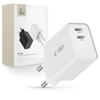 Sieninis įkroviklis 35W 2x USB-C PD Tech-Protect C35W baltos spalvos