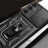 Samsung Galaxy S23 FE Tech-Protect Camshield Pro telefono dėklas juodos spalvos