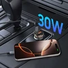 Tech-Protect CC01 30W 2 prievadų USB-A / USB-C automobilinis įkroviklis - Juodas
