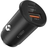 Tech-Protect CC02 35W automobilinis įkroviklis su 2 prievadais USB-C / USB-A - Juodas