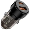 „Tech Protect CC03“ 2 prievadų PD75W automobilinis įkroviklis - juodas