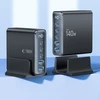 Tech-Protect DC140W-GAN 5 PORT PD140W/QC3.0 įkrovimo stotis - Juodas
