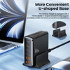 Tech-Protect DC80W-GAN 6-PORT juoda