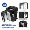 Tech-Protect Defender S50 Backpack for Ryanair &amp; Wizzar, 20L Nešiojamas kompiuteris - Juodas