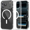„Tech-Protect Flexair Hybrid CC MagSafe“ dėklas, skirtas „iPhone 17 Pro“ – skaidrus