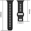 Tech-Protect IconBir Line apyrankė skirta Apple Watch 44 / 45 / 46 / 49 mm – juodos spalvos