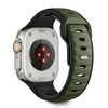 Tech-Protect IconBir Line apyrankė skirta Apple Watch 44 / 45 / 46 / 49 mm – juodos spalvos ir žalios spalvos
