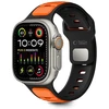 Tech-Protect IconBir Line apyrankė skirta Apple Watch 44 / 45 / 46 / 49 mm – juodos spalvos ir oranžinės spalvos