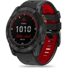 Išmaniojo laikrodžio dirželis Tech-Protect, skirtas Garmin Fenix 3/5X/3HR/5X Plus/6X/6X Pro/7X, Juodos ir raudonos spalvų