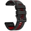 Išmaniojo laikrodžio dirželis Tech-Protect, skirtas Garmin Fenix 3/5X/3HR/5X Plus/6X/6X Pro/7X, Juodos ir raudonos spalvų