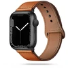 Tech Protect Išmaniojo laikrodžio Apple 1/2/3/4/5/6 odinis dirželis, Rudos spalvos, 42/44mm