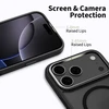 Tech-Protect MagEdge MagSafe dėklas skirtas Apple iPhone 17 Pro – matinis juodos spalvos
