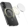 Dėklas „Tech-Protect Magflex Magsafe iPhone 17“ blizgus juodas