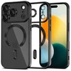 Tech-Protect MagFlex MagSafe dėklas skirtas Apple iPhone 17 – skaidrus juodos spalvos