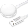 Tech-Protect UltraBoost USB-A belaidis įkroviklis skirtas Apple Watch 1m – baltos spalvos