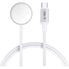 Tech-Protect UltraBoost USB-C belaidis įkroviklis skirtas Apple Watch 1m – baltos spalvos