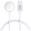 Tech-Protect UltraBoost USB-A belaidis įkroviklis skirtas Apple Watch 1m – baltos spalvos