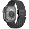 Tech-Protect Milano Apple Watch 6 / 7 / 8 / 9 / 10 / SE / Ultra 1 / 2 (44 / 45 / 46 / 49 mm) juodos spalvos