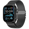 Tech-Protect Milano Apple Watch 6 / 7 / 8 / 9 / 10 / SE / Ultra 1 / 2 (44 / 45 / 46 / 49 mm) juodos spalvos