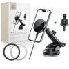 TECH-PROTECT MM15W-V5 MAGNETIC MAGSAFE DASHBOARD &amp; VENT CAR MOUNT WIRELESS CHARGER 15W Juodas/Juodas