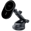 TECH-PROTECT MM15W-V6 MAGNETIC MAGSAFE DASHBOARD &amp; VENT CAR MOUNT WIRELESS CHARGER 15W Juodas/Juodas