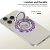 Tech-Protect MMR200 magnetinis laikiklis / ring su MagSafe – violetinės spalvos su crystals