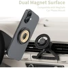 Tech-Protect MMR700 Lamano magnetic MagSafe žiedas telefonui juodos spalvos/auksos spalvos
