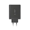 Tech-Protect NC120W-GAN 4-Port laidinis įkroviklis PD 120W / QC3.0 juodos spalvos
