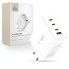 Tech-Protect NC200W-GAN 4-port laidinis įkroviklis PD 200W / QC3.0 baltos spalvos