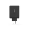 Tech-Protect NC200W-GAN 4-port laidinis įkroviklis PD 200W / QC3.0 juodos spalvos