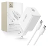 Tech-Protect NC45W-GAN 2 PORT PD45W įkroviklis + C TIPO KABELAS - baltas