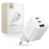 TECH-PROTECT NCA100W-GAN-AVS 3-PORT NETWORK CHARGER PD 3.2 100W / QC3.0 Baltas