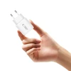 Tech-Protect NCA20 PD 20W QC3.0 USB-A / USB-C sieninis įkroviklis + USB-C / Lightning laidas 100 cm - Baltas