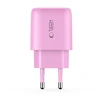 „Tech-Protect NCA20 PD 20W QC3.0 USB-A / USB-C“ sieninis įkroviklis - Rožinė
