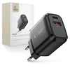 „Tech-Protect NCA30 PD 30W / QC3.0 USB-A / USB-C“ sieninis įkroviklis - juodas